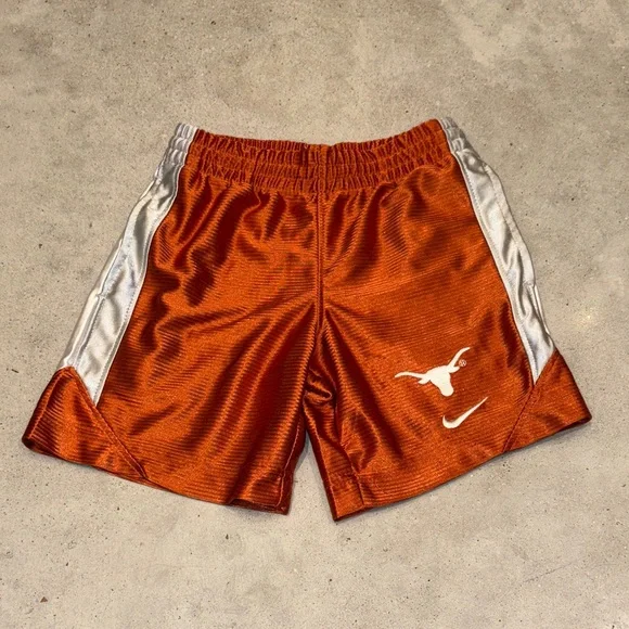 Nike Boy’s Burnt Orange University Of Texas Athletic Shorts - Picture 1 of 2